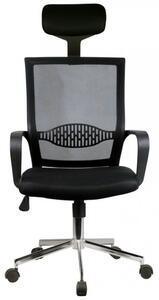 Fotel biurowy OCF-9 materiałowy - Czarny