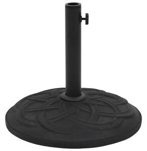 VidaXL fekete kerek beton napernyő talp 15 kg