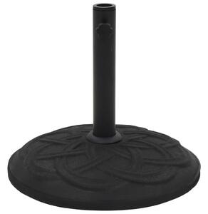 VidaXL fekete kerek beton napernyő talp 15 kg