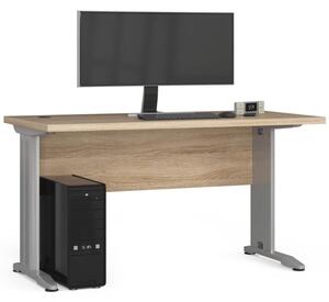 Számítógépes íróasztal szabadon álló, 135 cm x 76 cm x 60 cm | Sonoma Tölgy