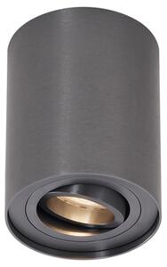 Modern, dönthető GU10-es beépíthető spotlámpa, fegyverfüst színű, 50 mm - Rondoo Up