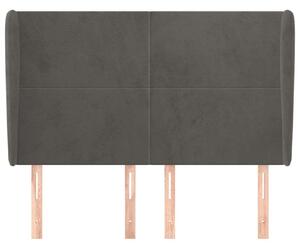 VIDAXL - Ágyfejtámla - Bársony - 147x23x118/128cm