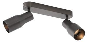Kerek mennyezeti spotlámpa, antracit GU10 50 mm 2-lámpás - Stanley