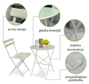ORION Garnitúra szett, asztal + 2 szék | Zöld