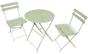 ORION Garnitúra szett, asztal + 2 szék | Zöld