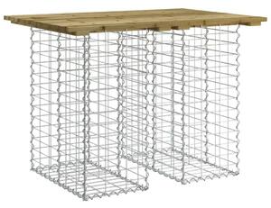 Gabion Kerti Pad - Fenyőfa - 100x70x72 cm
