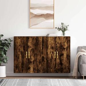 2 db füstös tölgyszínű faliszekrény 69,5 x 34 x 90 cm