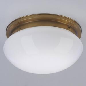 Berliner Messinglampen Nagyméretű sárgaréz mennyezeti lámpa Harry Ø 40 cm, dimmelhető, Sárgaréz / arany, Nappali / Étkező, Sárgaréz, Antik