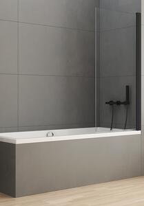 New Trendy New Soleo Black zuhanyparaván 70 cm egyrészes fekete matt/átlátszó üveg P-0039
