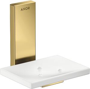 Axor Universal Rectangular szappantartó fali fehér-arany 42605990