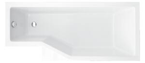 Besco Integra sarokkád 150x75 cm jobboldali fehér #WAI-150-PP