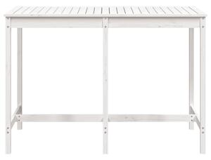 VidaXL fehér tömör fenyőfa kerti asztal 159,5 x 82,5 x 110 cm