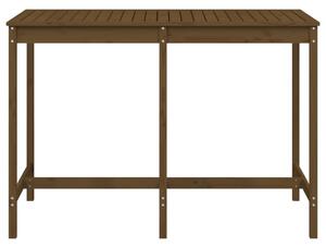 VidaXL mézbarna tömör fenyőfa kerti asztal 159,5 x 82,5 x 110 cm