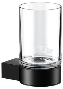 Keuco Black Selection üveg füles pohár szett fekete-transzparens 14950379000