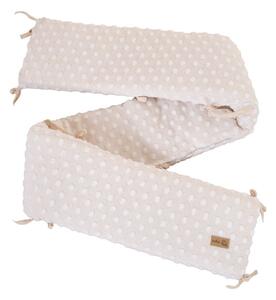 Bézs pamutkeverék rácsvédő 170 cm Frosty Almond – Roba