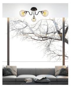 Fekete-aranyszínű mennyezeti lámpa üveg búrával Unica – Candellux Lighting