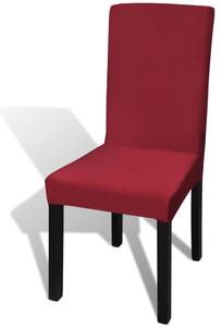 VidaXL 4 db bordó szabott nyújtható székszoknya