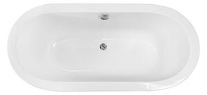Besco Victoria ovális fürdőkád 160x75 cm ovális fehér #WKV-160-WZ