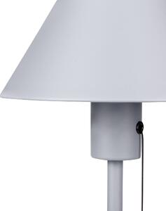 Világosszürke fém asztali lámpa 37 cm CAPARO