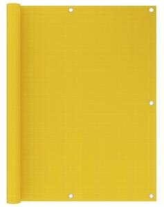 VidaXL sárga HDPE erkélytakaró 120 x 600 cm