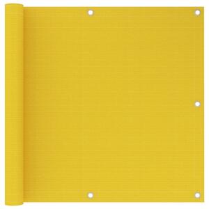 VidaXL sárga HDPE erkélyparaván 90 x 600 cm