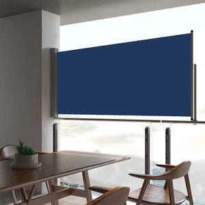 VidaXL kék kihúzható oldalsó terasz napellenző 60 x 300 cm