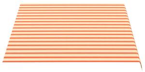 VidaXL sárga és narancssárga csere napellenző ponyva 3,5 x 2,5 m