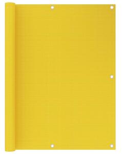 VidaXL sárga HDPE erkélytakaró 120 x 300 cm