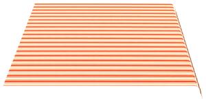 VidaXL sárga és narancssárga csere napellenző ponyva 4,5 x 3 m