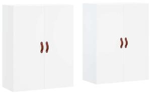 VidaXL 2 db fehér fali szekrény 69,5 x 34 x 90 cm
