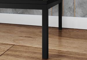 RATINA 2 TV asztal, 150x60x40, artisan tölgy/fekete matt