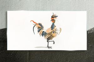 Üvegkép Rajz állat madár csirke
