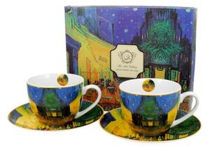 Porcelán csésze szett - 280ml - Van Gogh: Kávéház éjjel