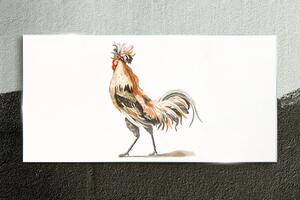 Üvegkép Rajz állat madár csirke