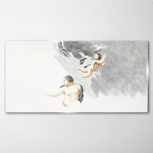 Üvegkép Az ősi angyalok rajzolása
