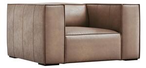 Világosbarna bőr fotel Madame – Windsor & Co Sofas