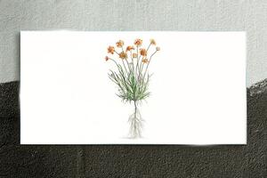 Üvegkép Modern növényi növények