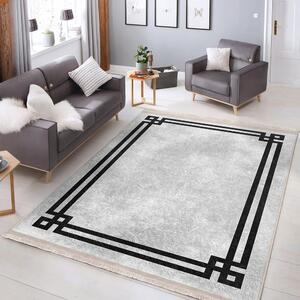 Fekete-szürke szőnyeg 120x180 cm – Mila Home