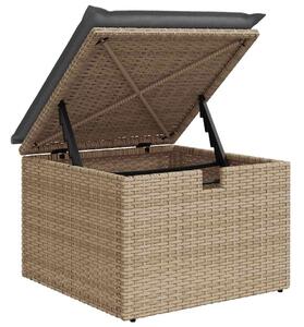 VidaXL Polyrattan Kerti Ülőgarnitúra - 6 részes - Bézs