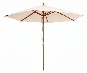 Linder Exclusiv Kerti napernyő fa szerkezettel 250 cm Bézs