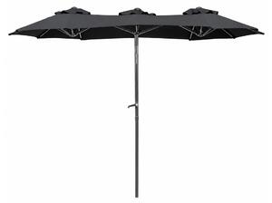 Linder Exclusiv Kerti napernyő 300x150x220 cm Sötétszürke