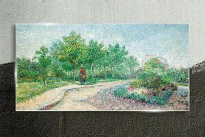 Üvegkép Természet fa van Gogh