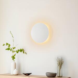 TK Lighting Lunia New fali világítás, fehér, Ø 30 cm, dimmelhető, Fehér / opál, Nappali / Étkező, fém