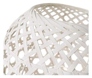 Fehér bambusz asztali lámpa bambusz búrával (magasság 23 cm) – Casa Selección