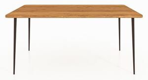 Tölgyfa étkezőasztal 160x90 cm Kula – The Beds