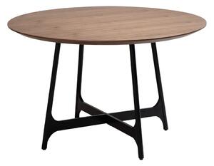 Kerek étkezőasztal diófa dekoros asztallappal ø 120 cm Ooid – DAN-FORM Denmark