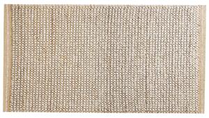 Bézs gyapjúszőnyeg 80 x 150 cm BANOO