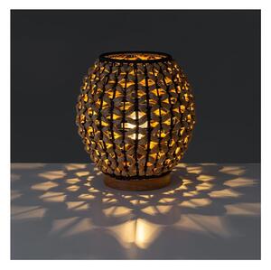 Fekete-natúr színű asztali lámpa (magasság 23 cm) Natural Way – Casa Selección