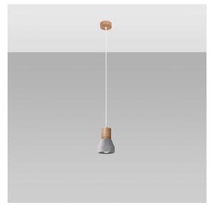 Szürke függőlámpa ø 12 cm Valentina – Nice Lamps