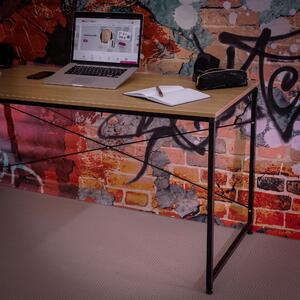 Bazzi íróasztal TYPE 3 (tölgy + fekete). 1034300